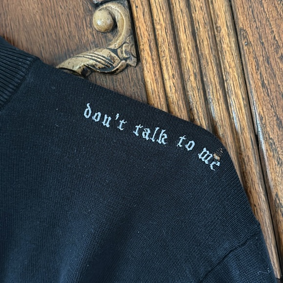 Pronto Uomo Cozy Mock Neck Silk Cotton Sweater L - Picture 3 of 4